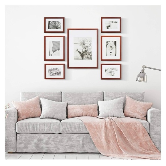 7-pc Walnut Gallery Wall Picture Frame Kit - Picture 2 of 7